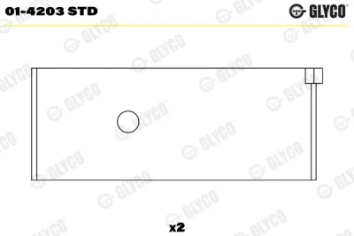 Шатунный подшипник GLYCO 01-4203 STD