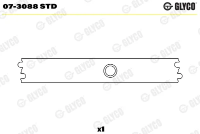 07-3088 STD GLYCO Втулка, рычаг