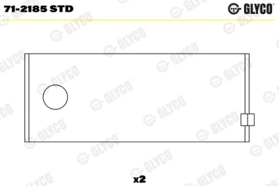 Шатунный подшипник GLYCO 71-2185 STD