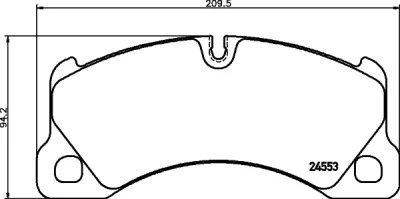 8DB 355 042-931 BEHR/HELLA/PAGID Комплект тормозных колодок, дисковый тормоз