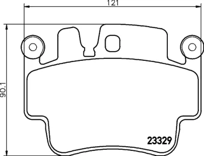 8DB 355 043-141 BEHR/HELLA/PAGID Комплект тормозных колодок, дисковый тормоз