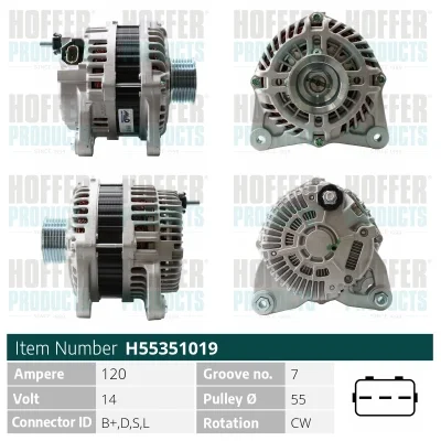 H55351019 HOFFER Генератор