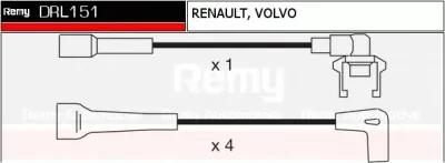 DRL151 DELCO REMY Высоковольтные провода (комплект проводов зажигания)