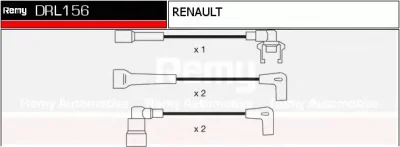 DRL156 DELCO REMY Высоковольтные провода (комплект проводов зажигания)