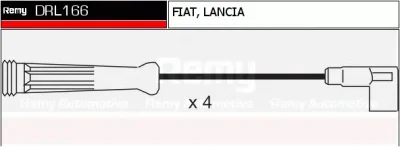 DRL166 DELCO REMY Высоковольтные провода (комплект проводов зажигания)