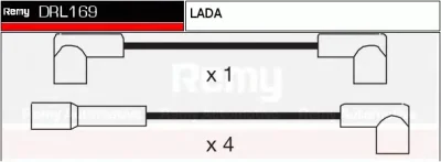 DRL169 DELCO REMY Высоковольтные провода (комплект проводов зажигания)