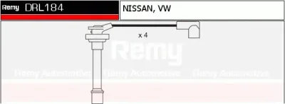 DRL184 DELCO REMY Высоковольтные провода (комплект проводов зажигания)