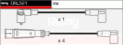 DRL321 DELCO REMY Высоковольтные провода (комплект проводов зажигания)