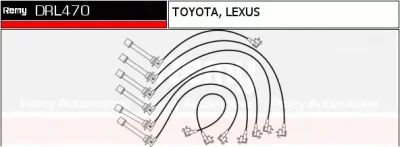 DRL470 DELCO REMY Высоковольтные провода (комплект проводов зажигания)