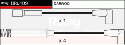 DRL489 DELCO REMY Высоковольтные провода (комплект проводов зажигания)