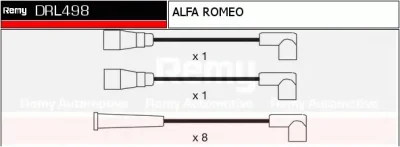 DRL498 DELCO REMY Высоковольтные провода (комплект проводов зажигания)