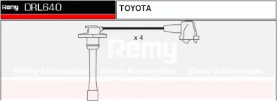 DRL640 DELCO REMY Высоковольтные провода (комплект проводов зажигания)