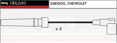 DRL649 DELCO REMY Высоковольтные провода (комплект проводов зажигания)