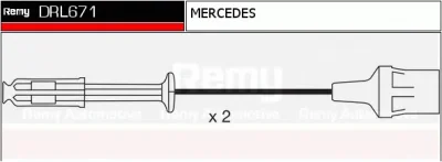 DRL671 DELCO REMY Высоковольтные провода (комплект проводов зажигания)