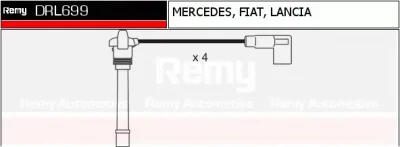 DRL699 DELCO REMY Высоковольтные провода (комплект проводов зажигания)