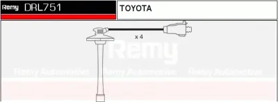 DRL751 DELCO REMY Высоковольтные провода (комплект проводов зажигания)