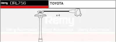 DRL756 DELCO REMY Высоковольтные провода (комплект проводов зажигания)