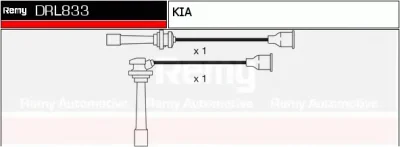 DRL833 DELCO REMY Высоковольтные провода (комплект проводов зажигания)