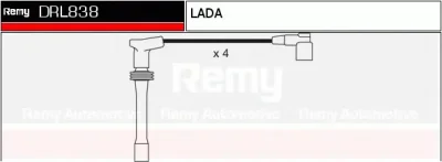 DRL838 DELCO REMY Высоковольтные провода (комплект проводов зажигания)