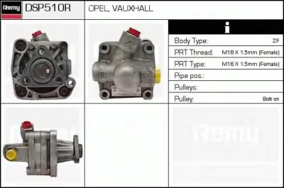 DSP510R DELCO REMY Гидроусилитель руля (насос гидроусилителя)