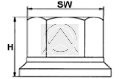 14420 SIDEM Гайка колесная (колеса)