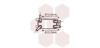 59003135 VAN WEZEL масляный радиатор, двигательное масло