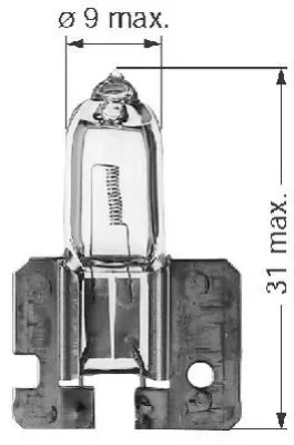 Лампа накаливания BERU 112552