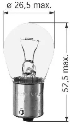 312210 BERU Лампа накаливания
