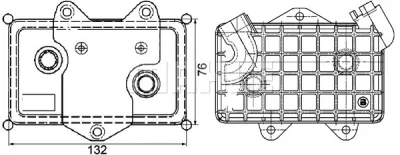 CLC 36 000P KNECHT/MAHLE Масляный радиатор, двигательное масло