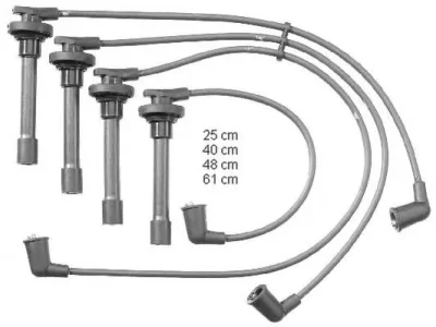 ZEF1322 BERU Высоковольтные провода (комплект проводов зажигания)