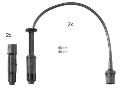 ZEF1515 BERU Высоковольтные провода (комплект проводов зажигания)