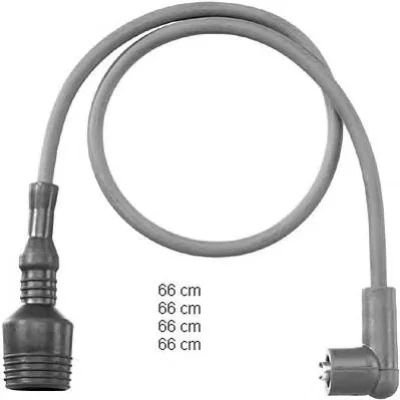 ZEF804 BERU Высоковольтные провода (комплект проводов зажигания)