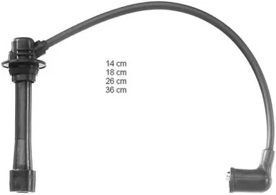 ZEF870 BERU Высоковольтные провода (комплект проводов зажигания)