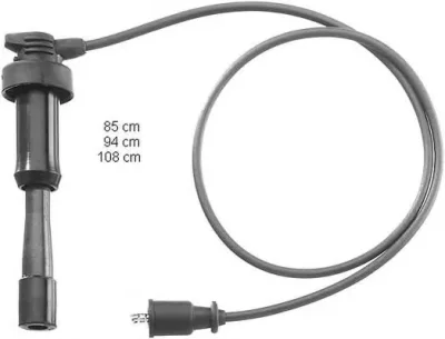 ZEF886 BERU Высоковольтные провода (комплект проводов зажигания)