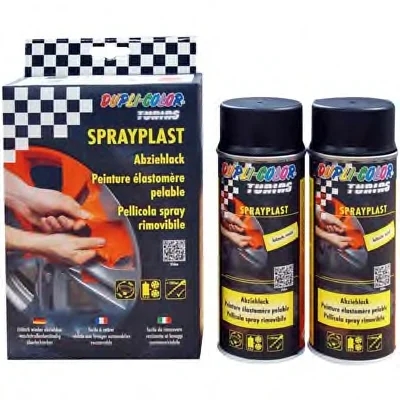 Краска эластичная Sprayplast оранжевый 2x400 мл DUPLI COLOR 388156