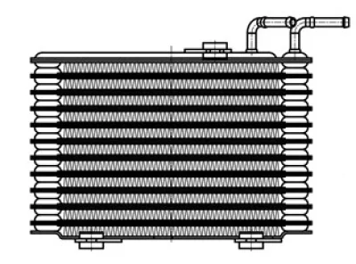 Масляный радиатор, автоматическая коробка передач LUZAR LOC 1162