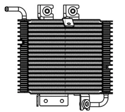 Масляный радиатор, автоматическая коробка передач LUZAR LOC 1441
