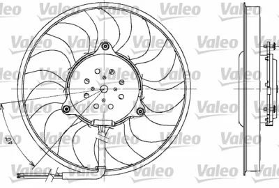 698611 VALEO Вентилятор, охлаждение двигателя