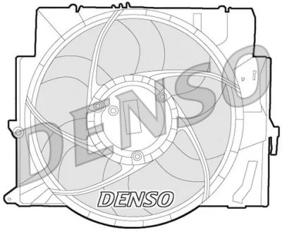 DER05006 DENSO Вентилятор, охлаждение двигателя