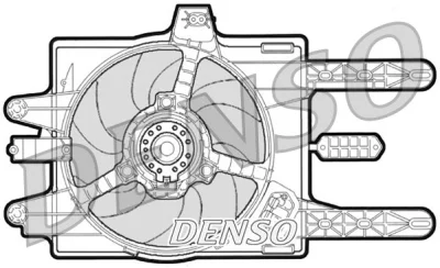 DER09030 DENSO Вентилятор, охлаждение двигателя