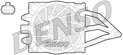 DER09057 DENSO Вентилятор, охлаждение двигателя