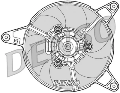 Вентилятор, охлаждение двигателя DENSO DER09090