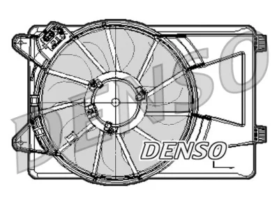 Вентилятор, охлаждение двигателя DENSO DER09301