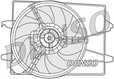 DER10003 DENSO Вентилятор, охлаждение двигателя