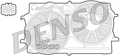 DER10007 DENSO Вентилятор, охлаждение двигателя