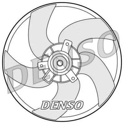 DER21011 DENSO Вентилятор, охлаждение двигателя