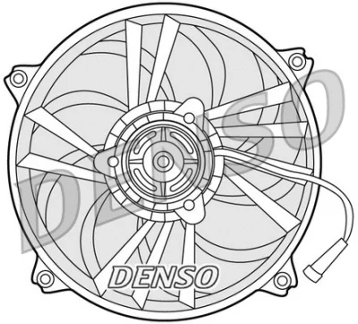 DER21014 DENSO Вентилятор, охлаждение двигателя