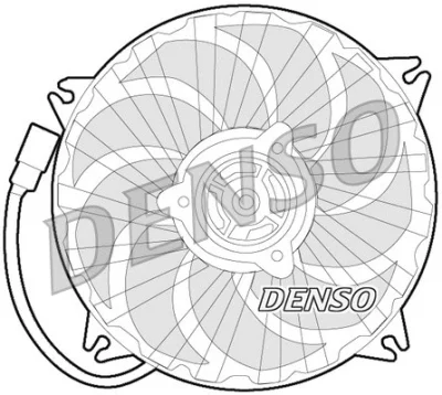 Вентилятор, охлаждение двигателя DENSO DER21016