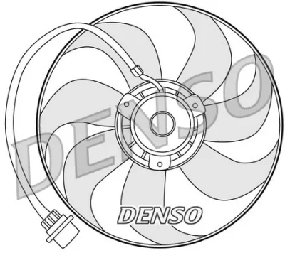 DER32001 DENSO Вентилятор, охлаждение двигателя