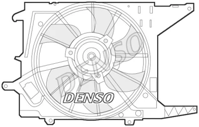 DER37003 DENSO Вентилятор, охлаждение двигателя